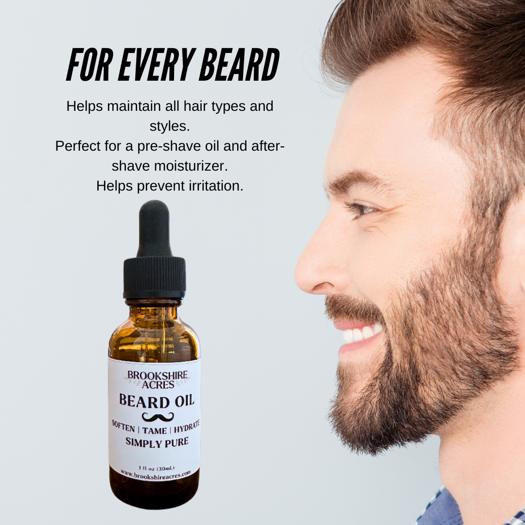 Pure Unscented Beard Oil