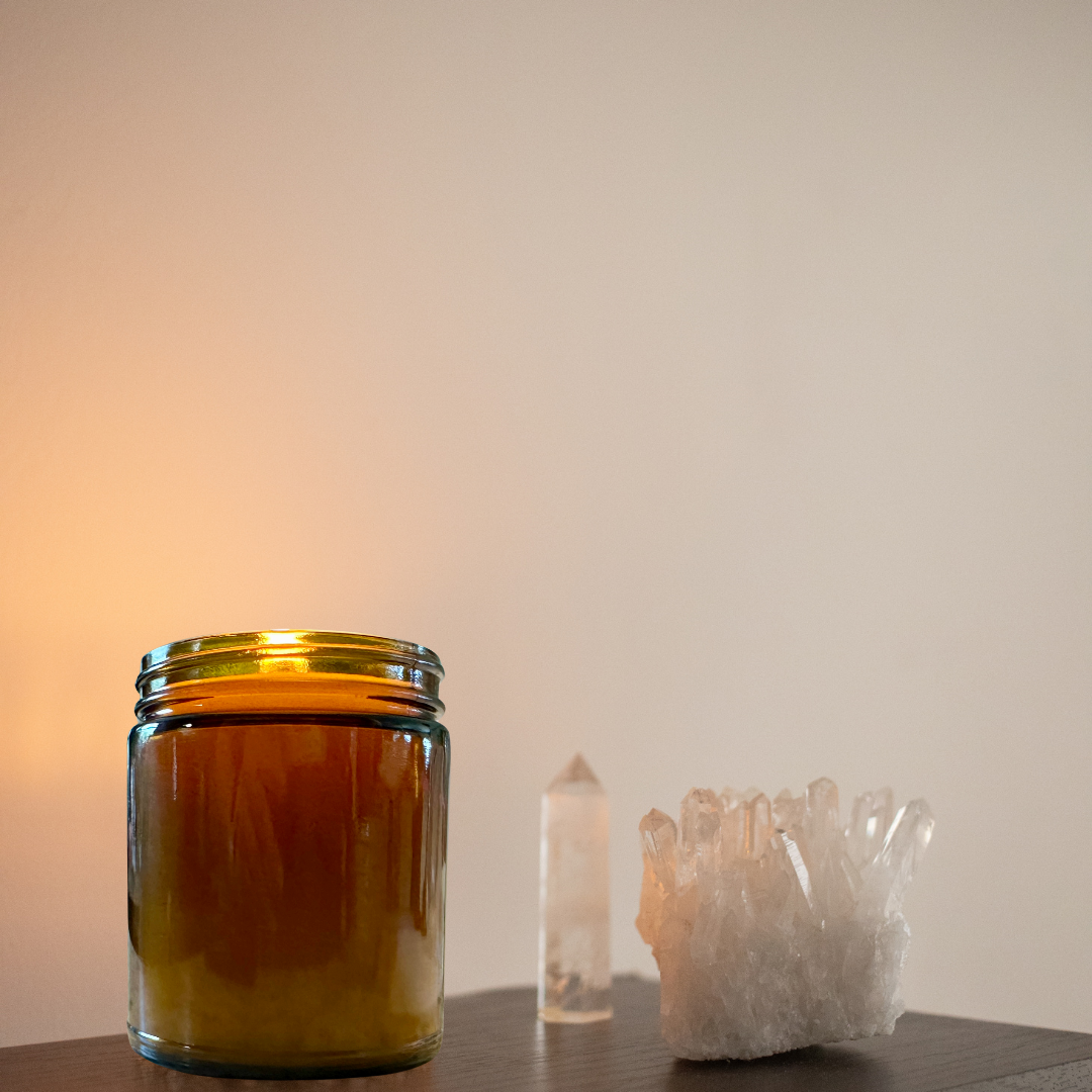 Moon Milk Beeswax Candle