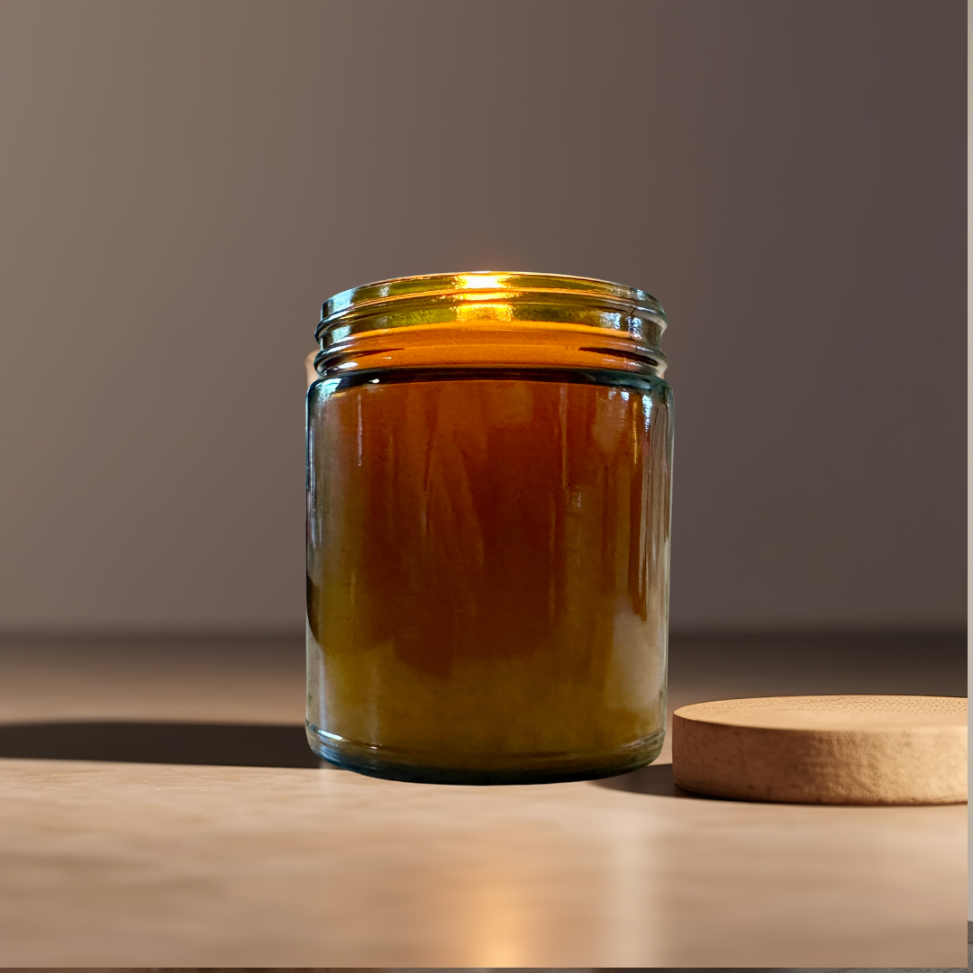 Moon Milk Beeswax Candle