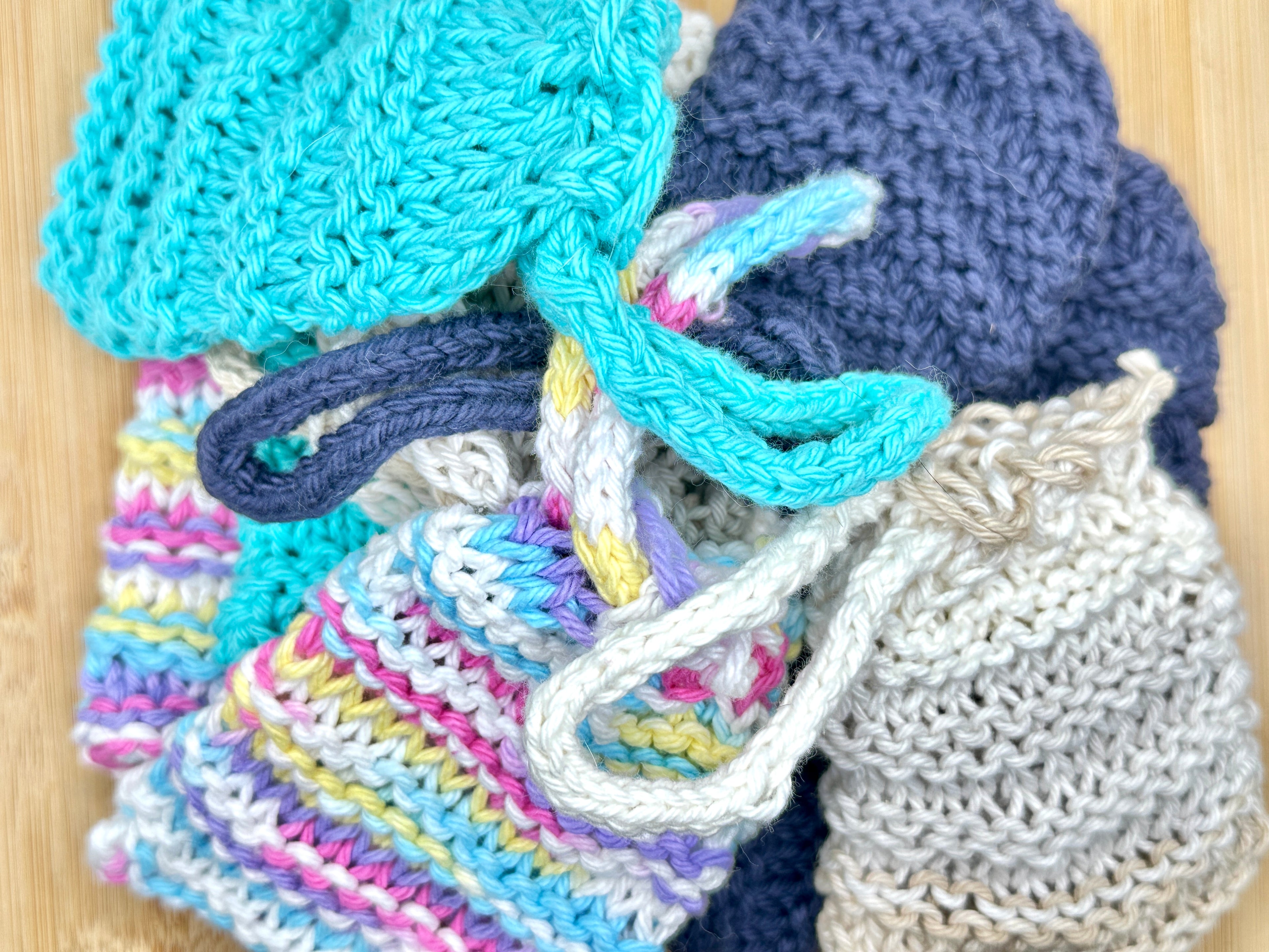 Crochet Cotton Soap Bag
