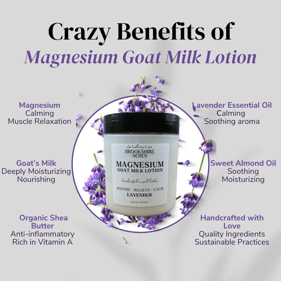 Lavender - Magnesium Goat Milk Lotion