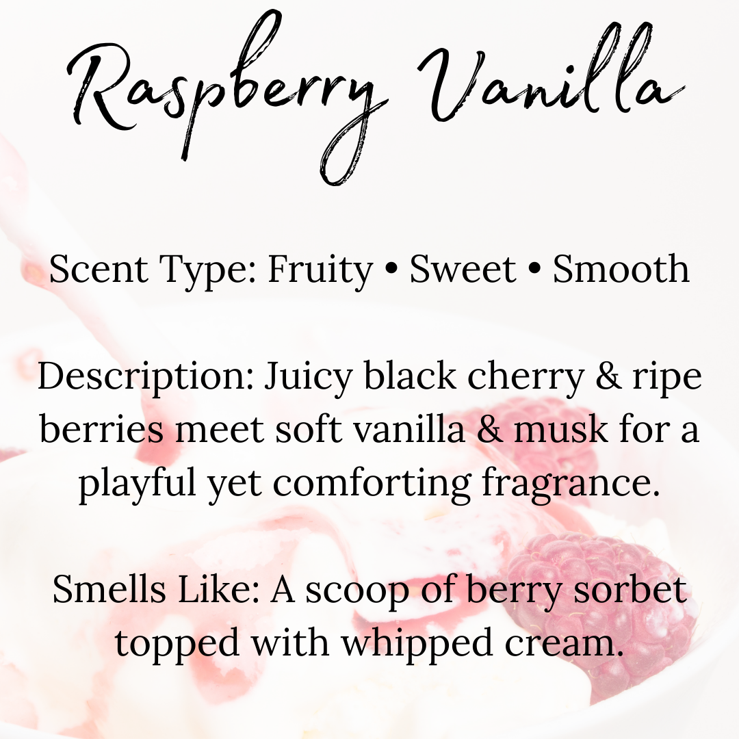 Raspberry Vanilla Beeswax Candle