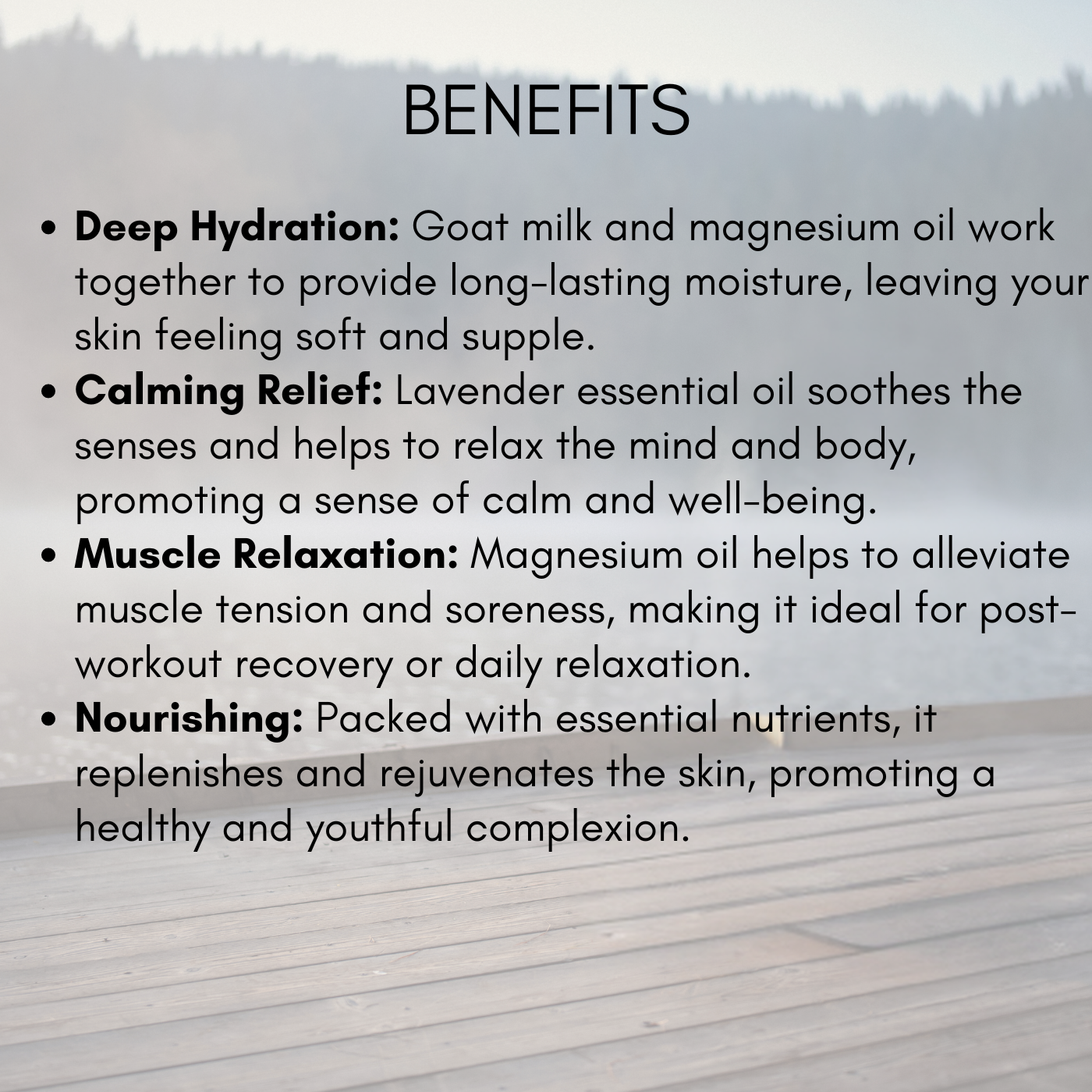 Pure Unscented - Magnesium Goat Milk Lotion