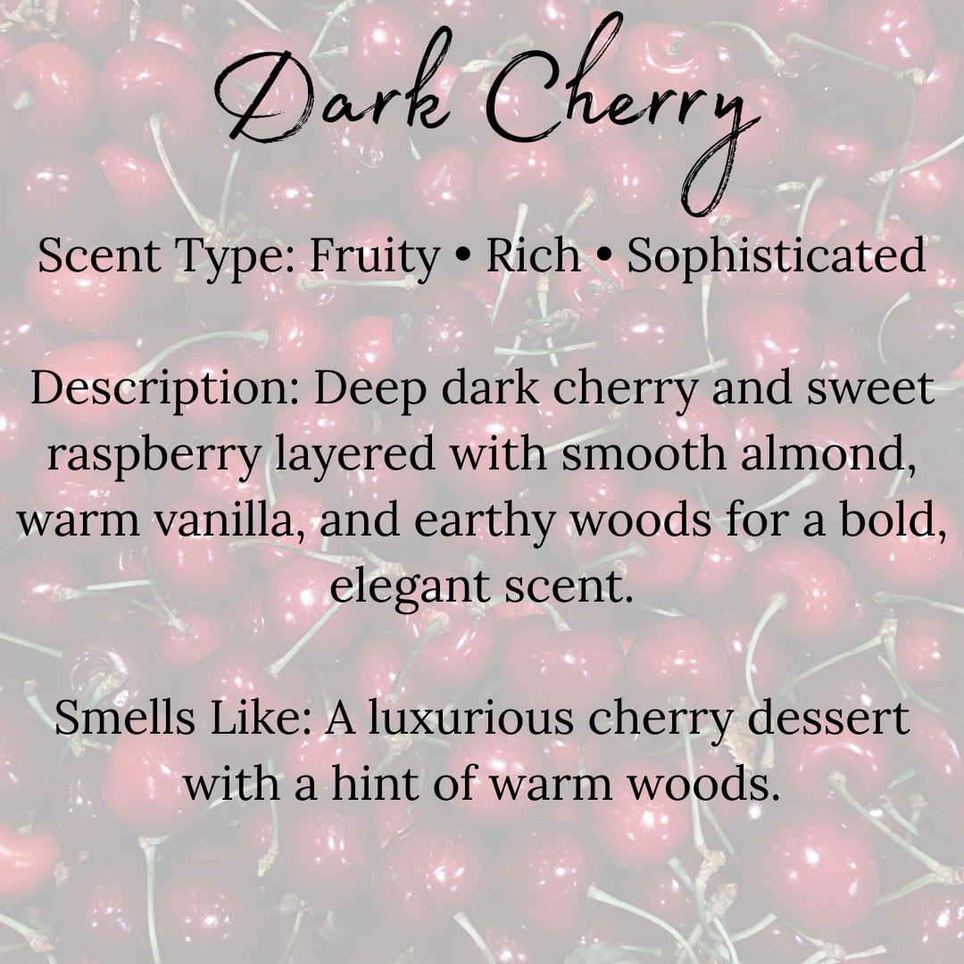 Dark Cherry Beeswax Candle