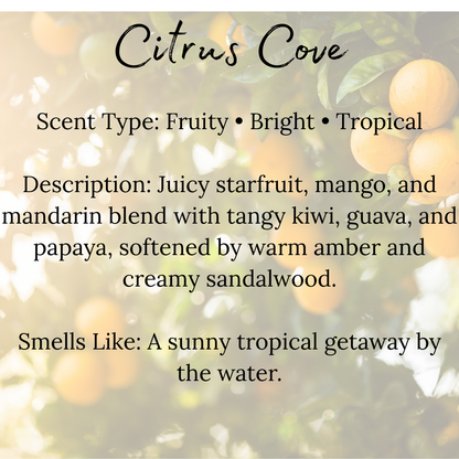 Citrus Cove Beeswax Candle