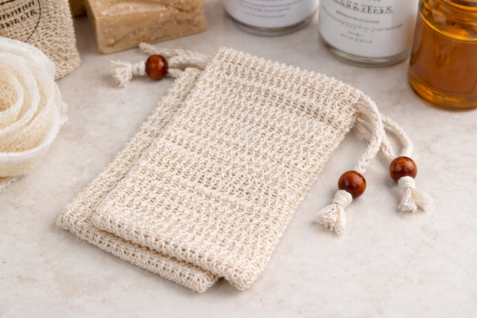 Sisal Soap Bag