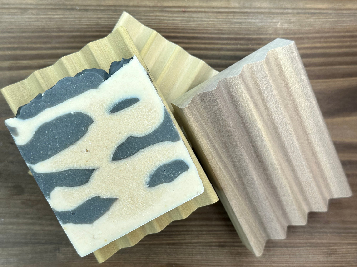 Natural Wood Soap Dish