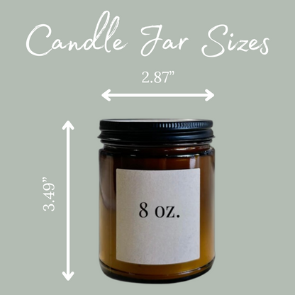 Apple Spice Cake Beeswax Candle